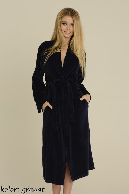 389 / 390 Lydie Dámsky župan Forex - tmavomodrý