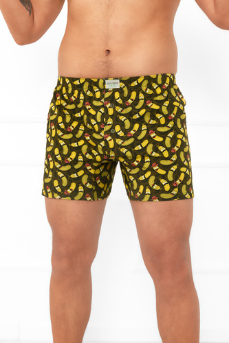 Maxim - voľné pánske boxerky s potlačou uhoriek | Italian Fashion