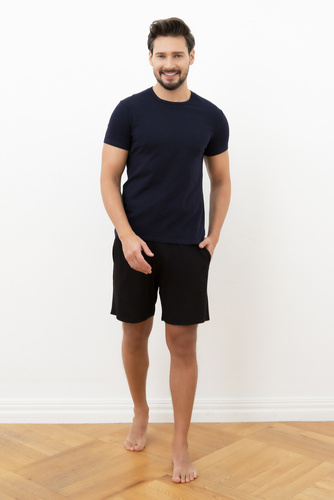 Ikar pánske tričko s krátkym rukávom Italian Fashion - námornícka modrá