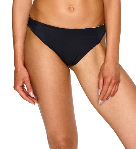 Elisa Figi 3 Lupoline obojstranný spodný diel bikini 2v1 čierny a print