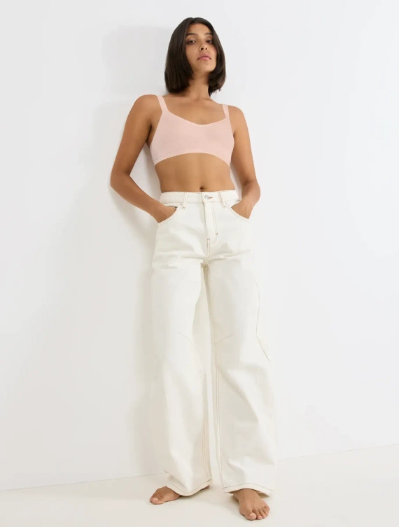 Braletka sloggi ZERO Feel Air bezšvová, ľahká cherry pink