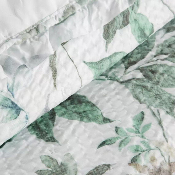 Narzuta Amanda Eurofirany biela dekoratívna 100% polyester elegantná