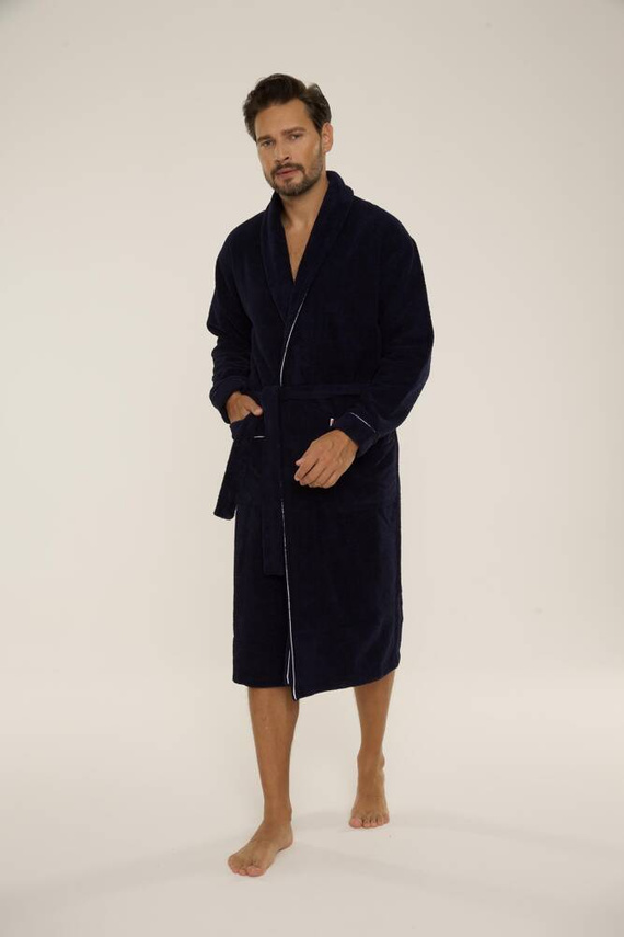 735 Manuele pánsky župan De Lafense - tmavomodrý