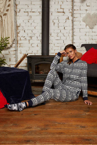 Alaska Dámsky overal Italian Fashion - námornícka modrá