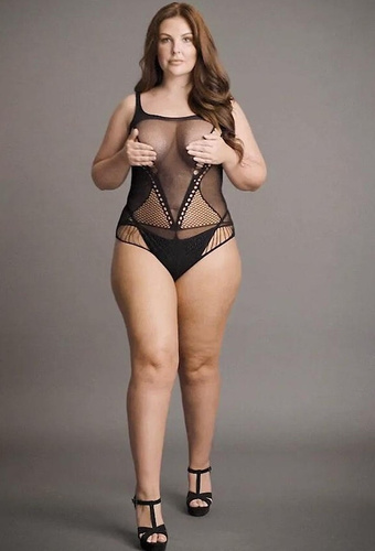 Body DES018 Le Désir zmyselné body s geometrickými výrezmi