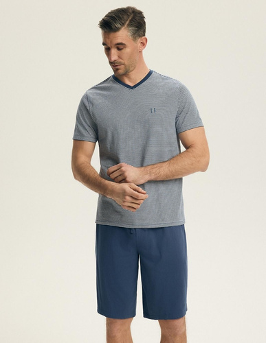 Henderson 44611 Poke pánske pyžamo bavlna krátky rukáv šortky