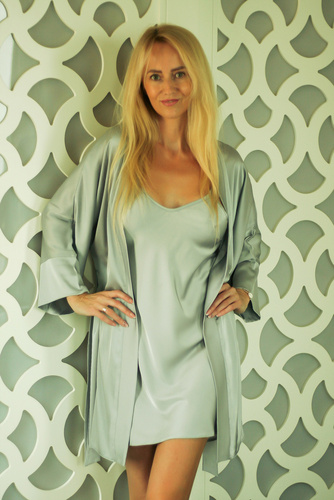 Panama Dámsky župan Podomka Kalimo - strieborný