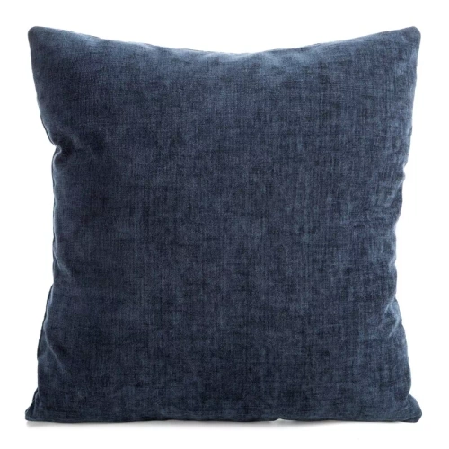 Vianočný vankúš Eurofirany Chp 287 45x45 cm z chenillu s výšivkou 300 g/m² tmavomodrý