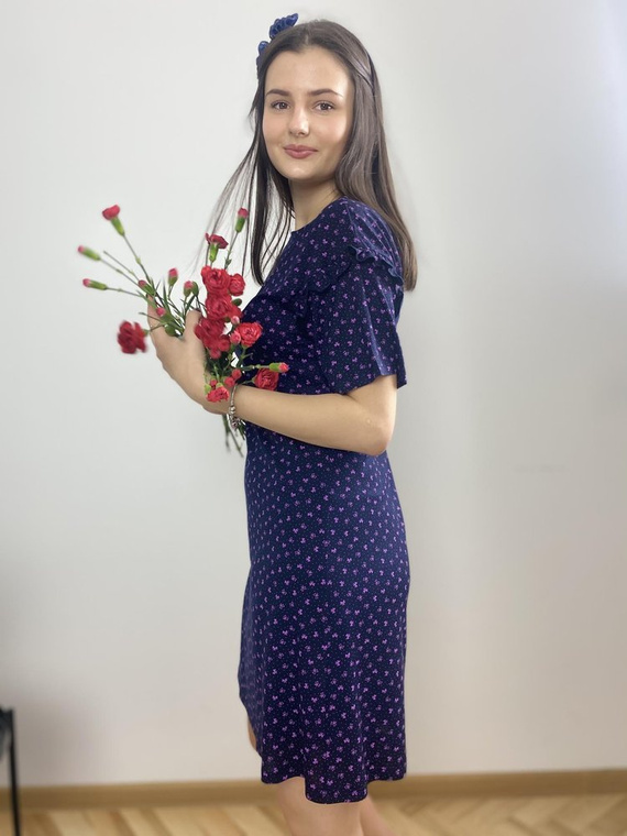 499 Olaya Forex nočná košeľa - tmavomodrá