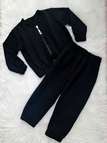 Detská mikina bomber Grace Bambarillo black - štýlová a pohodlná pre dievčatá