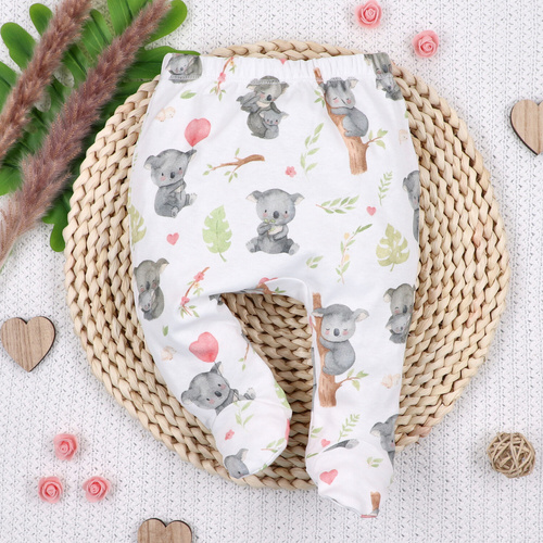 ABN-5542 Nini Happy Animals detský polospánok z organickej bavlny - pohodlie, bezpečnosť, šetrný k životnému prostrediu