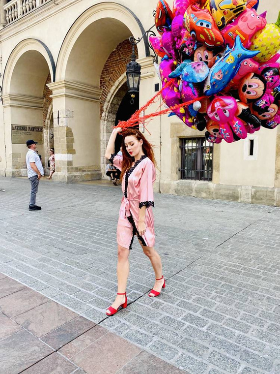 929 Kleoree Dámsky župan De Lafense - ružový