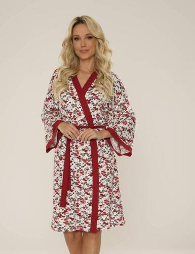 468 Mia Forex dámsky župan - bordový