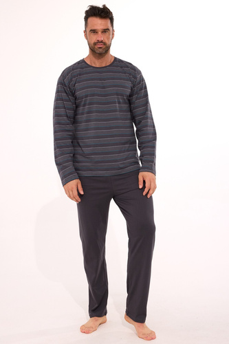 138/57 Cornette Rôzne pánske pyžamo | Bavlna, pruhy, dlhý rukáv, balené