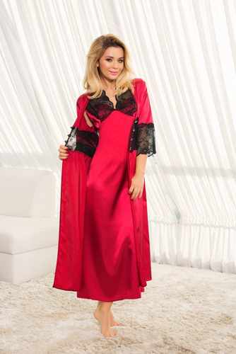 Mactan Halka saténová košieľka pre ženy Kalimo - bordová