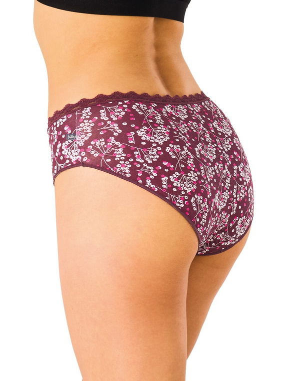Nohavičky Midi Bikini Key LPC 557 B26 A2 2-balenie bavlnené vzorované