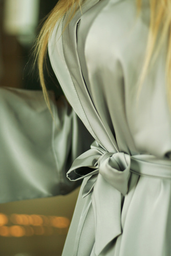 Panama Dámsky župan Podomka Kalimo - strieborný