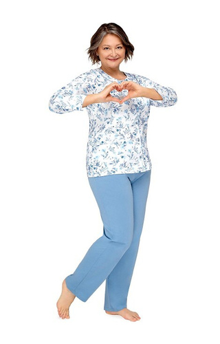 202 Maria III Martel dámske pyžamo - 29 tmavomodré