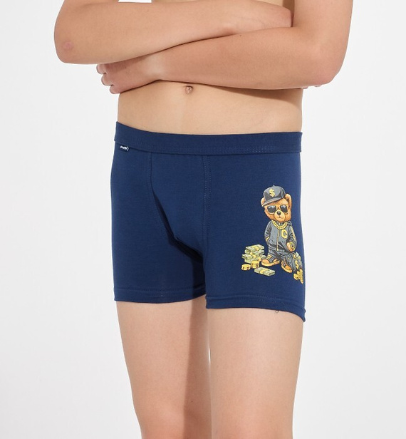 Cornette Kids Boy 700/158, 701/158 Gangsta 2 bavlnené chlapčenské boxerky s potlačou