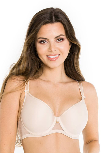 19140 Elena Biustonosz usztywniany full cup kopa Mediolano beżowy