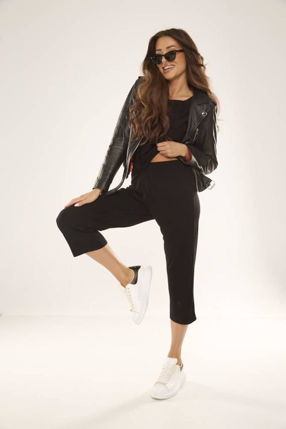 696 Freya Dámske pyžamo Forex - čierne