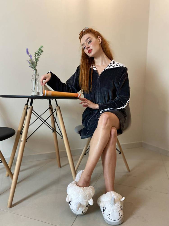 438 Marisol Dámsky župan - grafitový