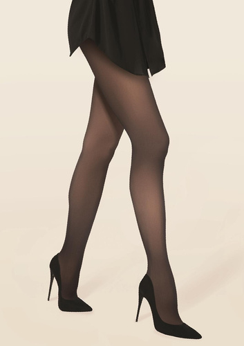 Priehľadné pančuchy s efektom Gatta 120 den - nepriehľadné pančuchy s efektom priesvitnej pokožky