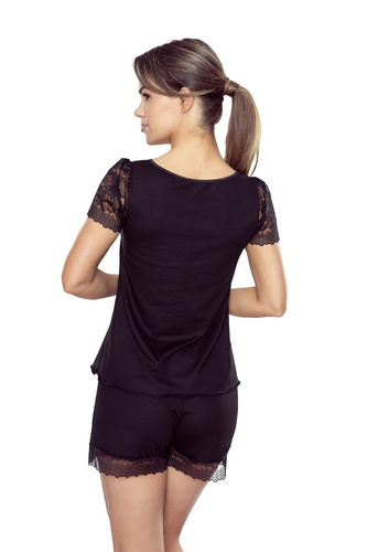 Pyžamo Beverly First Lady Eldar - čierne