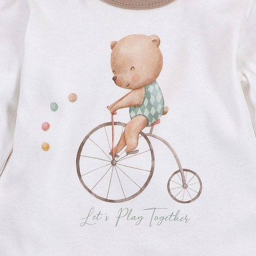 ABN-5589 Detská blúzka Circus by Nini - 100% organická bavlna, bezpečná pre pokožku, poľská výroba