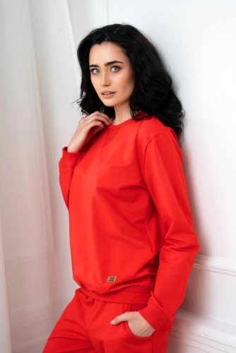 Panama Tepláková súprava Italian Fashion - červená