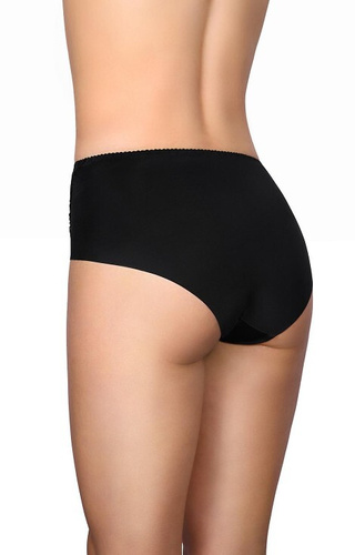 58 Spodný diel z čierneho mikrovlákna Modo so šnurovaním vpredu, rezaný laserom