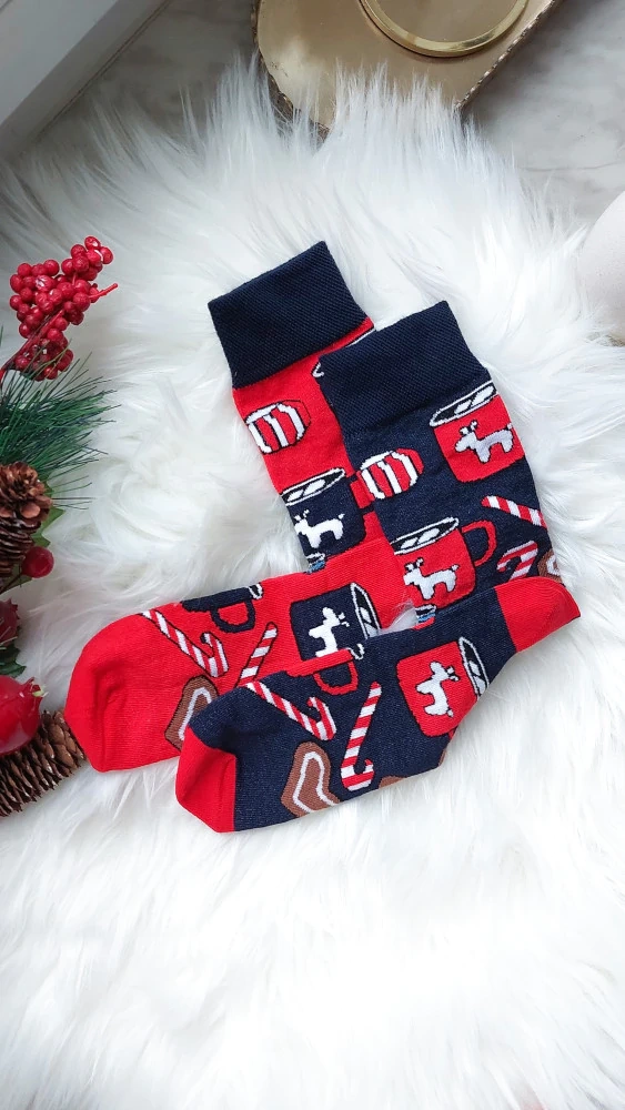 S162D Cookies Dlhé ponožky Italian Fashion