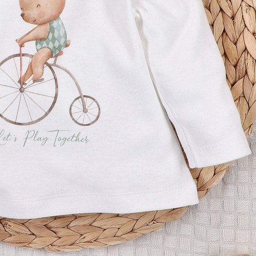 ABN-5589 Detská blúzka Circus by Nini - 100% organická bavlna, bezpečná pre pokožku, poľská výroba