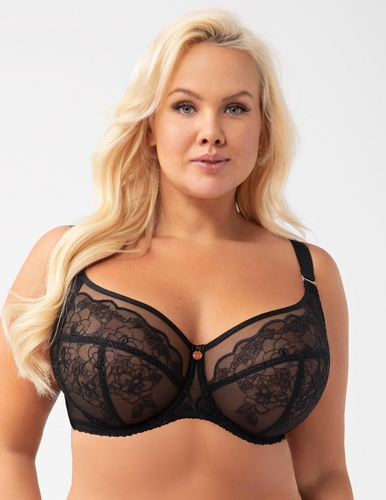 K 930 Adore Big soft black podprsenka - ideálna pre veľké prsia, pohodlie a opora