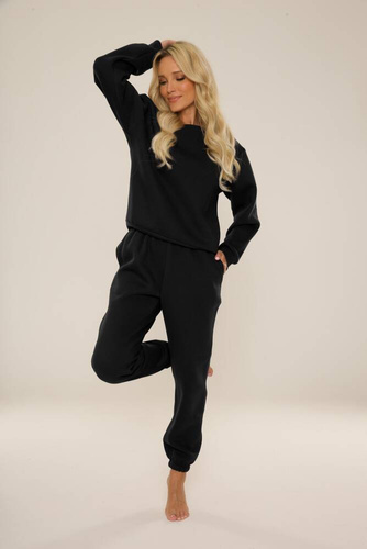 812 Indigo forex dámska tepláková súprava - čierna