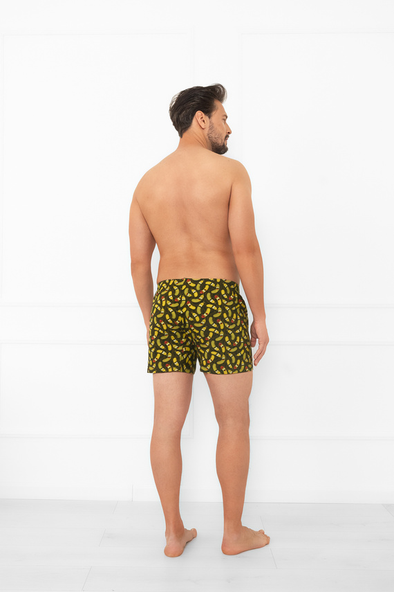 Maxim - voľné pánske boxerky s potlačou uhoriek | Italian Fashion