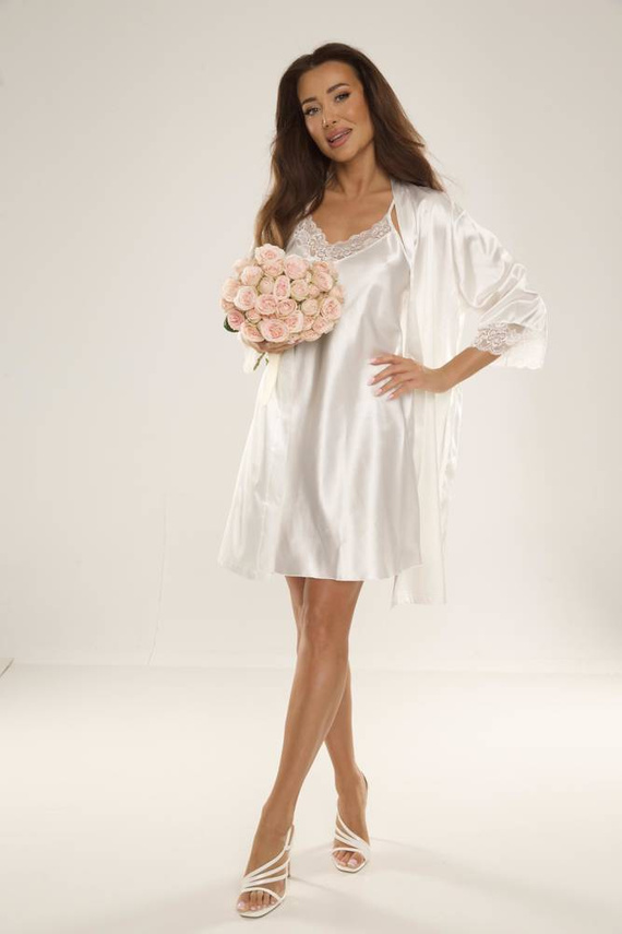 679 Synthia Dámska košeľa De Lafense - perleťová