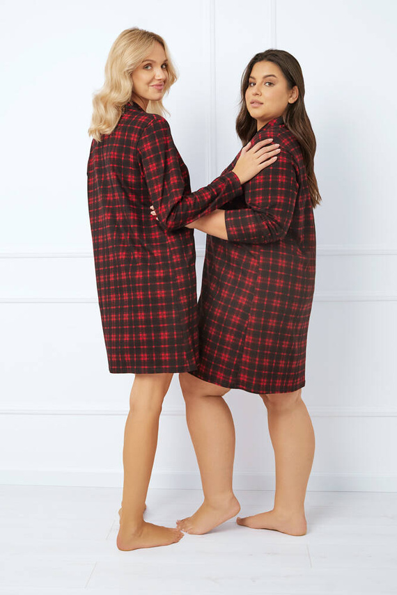 Nicola rozopnutá nočná košeľa Talianska móda - potlač