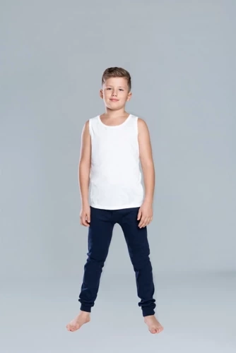 Johnny nohavice pre chlapcov Talianska móda - námornícka modrá