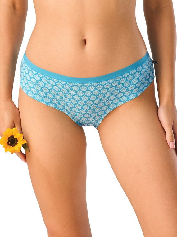 Nohavičky Mini Bikini Key LPN 759 B26 A2 Tyrkysové 2-balenie Bavlna 95%
