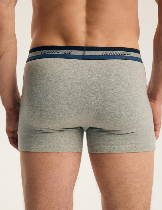 Pánske boxerky Henderson 45480 Far 2-pak bavlnené so širokou gumou a logom