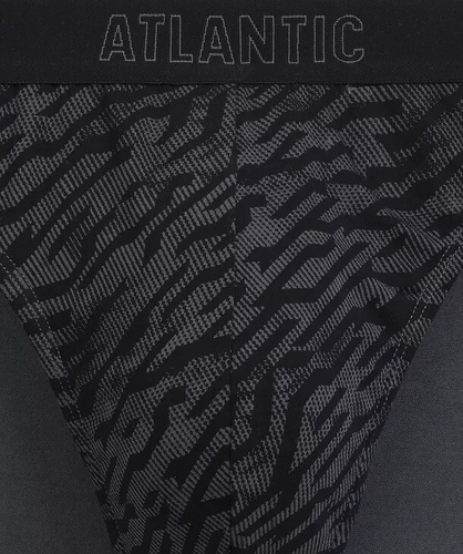Pánske slipy Atlantic 3MP-221 A3 3-pak – bavlnené grafitová/čierna/indigo