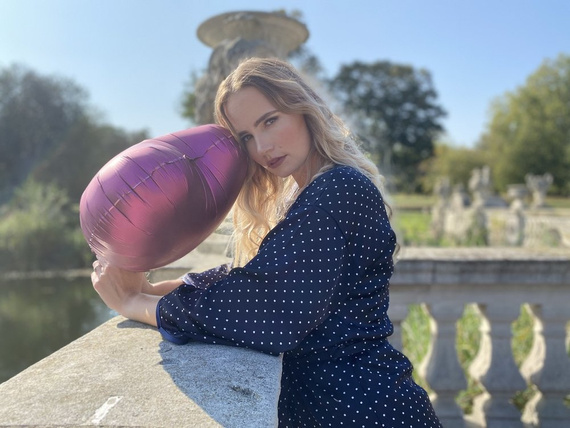 370 Laurine Forex dámsky župan - tmavomodrý