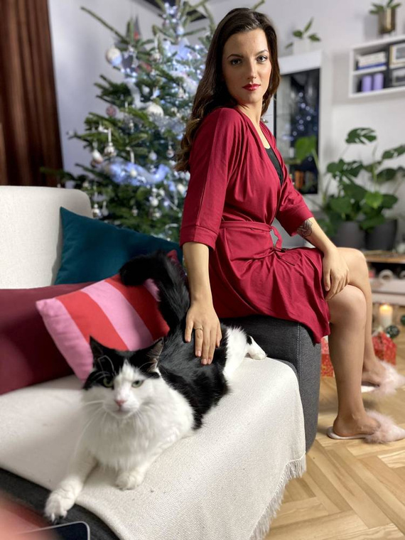 871 Visa Dámsky župan Forex - bordový