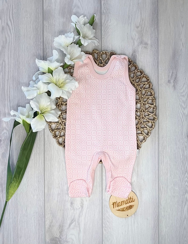 Mamatti detské dupačky SC15930 bavlna kvety pohodlné