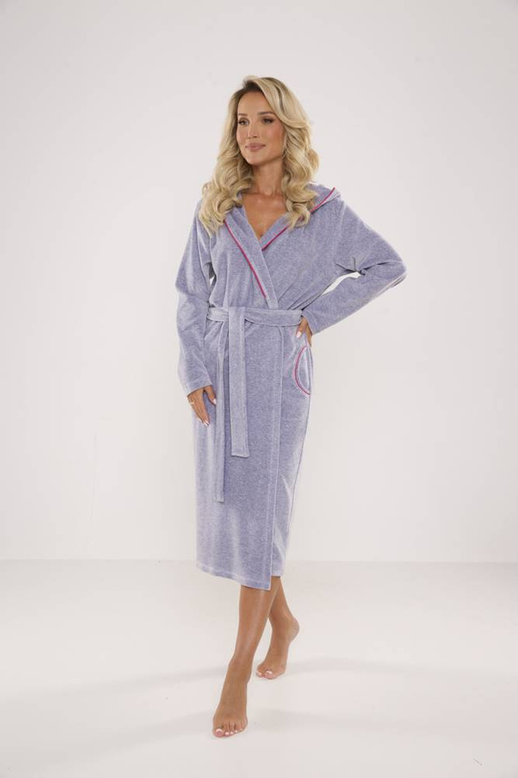 664 Dámsky župan Lydie Forex - svetlý melír