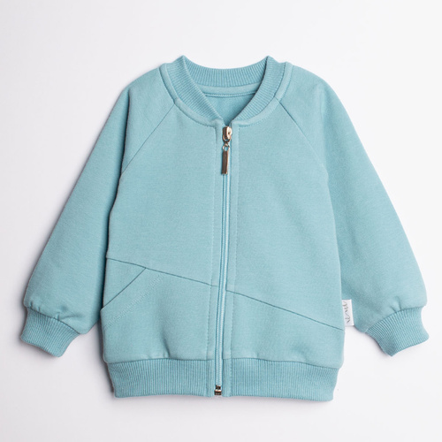 223273 Nicol Chlapčenská bavlnená bomber mikina na zips