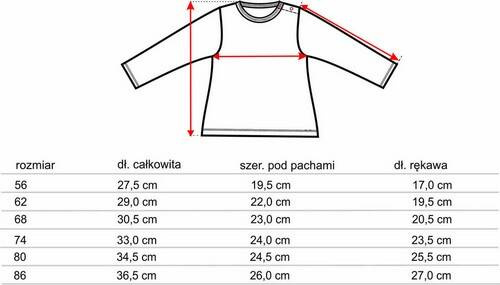 ABN-5511 Detská blúzka Sky Journey od Nini - z organickej bavlny