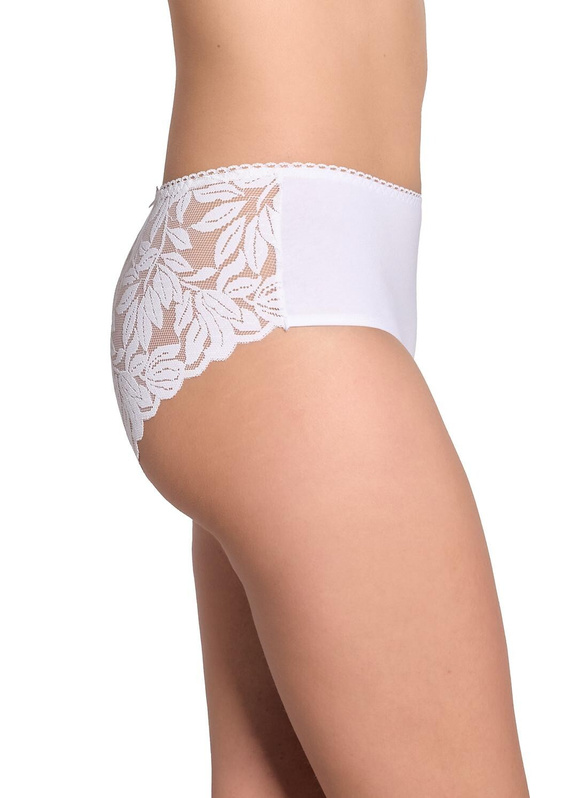 Dámske nohavičky Gabidar 222 bavlna čipka vyšší strih