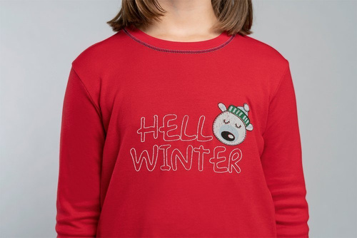 Czoka Dievčenské pyžamo Italian Fashion - červené